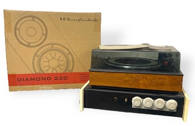 Lot 10 - WHARFEDALE DIAMOND 220 SPEAKERS -BLACKWOOD.