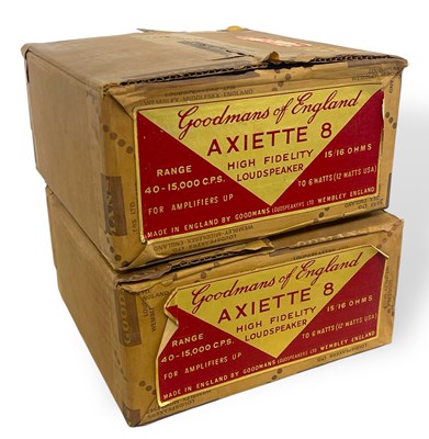 Lot 11 - GOODMANS AXIETTE 8 LOUDSPEAKER CONES - PAIR.