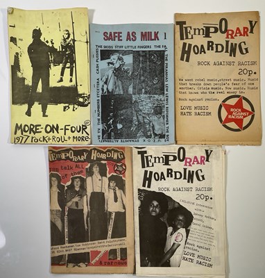 Lot 409 - COLLECTABLE 70S PUNK ZINES - TEMPORARY HOARDING / SAFE AS MILK #1.
