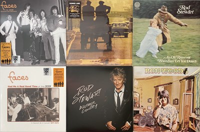 Lot 105 - ROD STEWART, FACES, AND RELATED LP PACK
