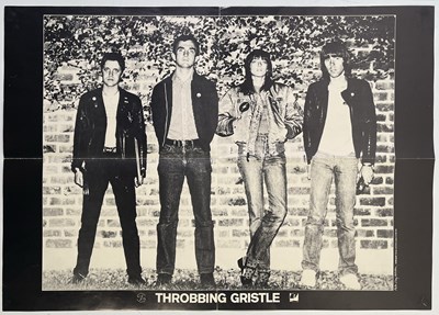 Lot 184 - THROBBING GRISTLE PROMOTIONAL POSTER.