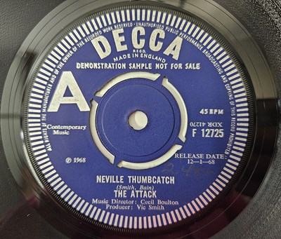 Lot 172 - THE ATTACK - NEVILLE THUMBCATCH 7" (ORIGINAL UK PROMO - DECCA F 12725 - EX+)