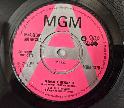 Lot 173 - ONE IN A MILLION - FREDEREEK HERNANDO 7" (ORIGINAL UK DEMO COPY - MGM 1370 - EX+)