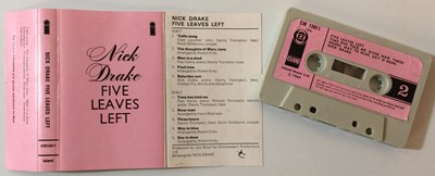 Lot 189 - NICK DRAKE - FIVE LEAVES LEFT CASSETTE (ORIGINAL UK RELEASE - ISLAND CIR 15011)