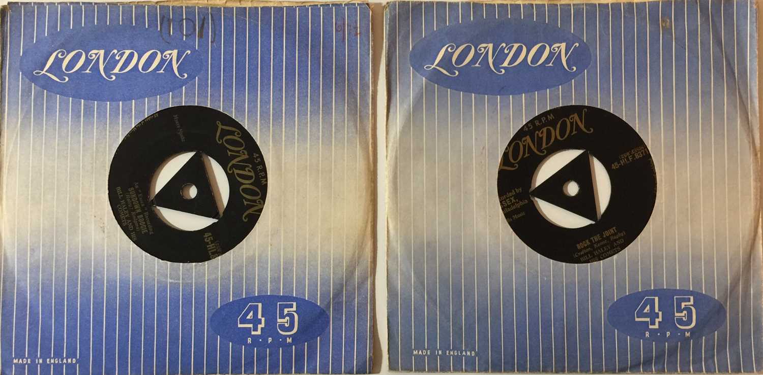 Lot 123 - BILL HALEY AND HIS COMETS - ROCK THE JOINT & GREEN TREE BOOGIE 7'' (ORIGINAL UK LONDON RELEASES)