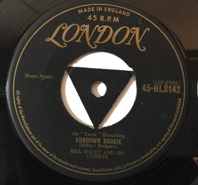 Lot 123 - BILL HALEY AND HIS COMETS - ROCK THE JOINT & GREEN TREE BOOGIE 7'' (ORIGINAL UK LONDON RELEASES)