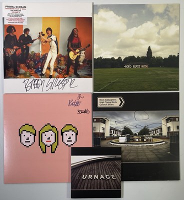 Lot 251 - PRIMAL SCREAM / NOEL GALLAGHER - SIGNED LPS INC LIMITED EDITION HIGH FLYING BIRDS LP.