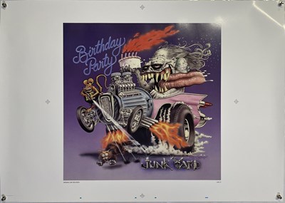 Lot 188 - THE BIRTHDAY PARTY - JUNKYARD PROOF SLEEVE DESIGN PRINT.
