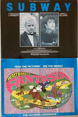 Lot 32 - ASSORTED FILM POSTERS - FANTASIA / SUBWAY / THE ANNIVERSARY