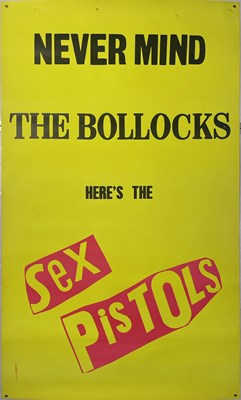 Lot 492 - THE SEX PISTOLS - NEVER MIND THE BOLLOCKS ORIGINAL BILLBOARD POSTER.