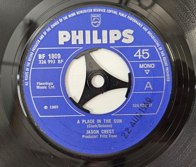 Lot 220 - JASON CREST - A PLACE IN THE SUN 7" (UK PHILIPS - BF 1809)