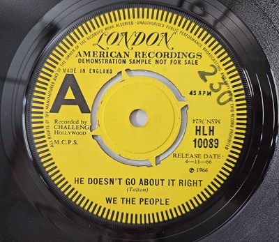 Lot 223 - WE THE PEOPLE - HE DOESN'T GO ABOUT IT RIGHT 7" (UK LONDON DEMO - HLH 10089)