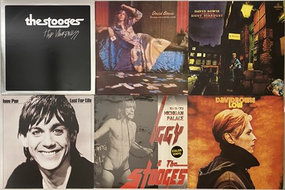 Lot 179 - DAVID BOWIE / IGGY POP / STOOGES - LP COLLECTION