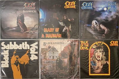 Lot 203 - OZZY OSBOURNE/ BLACK SABBATH AND RELATED - LP COLLECTION