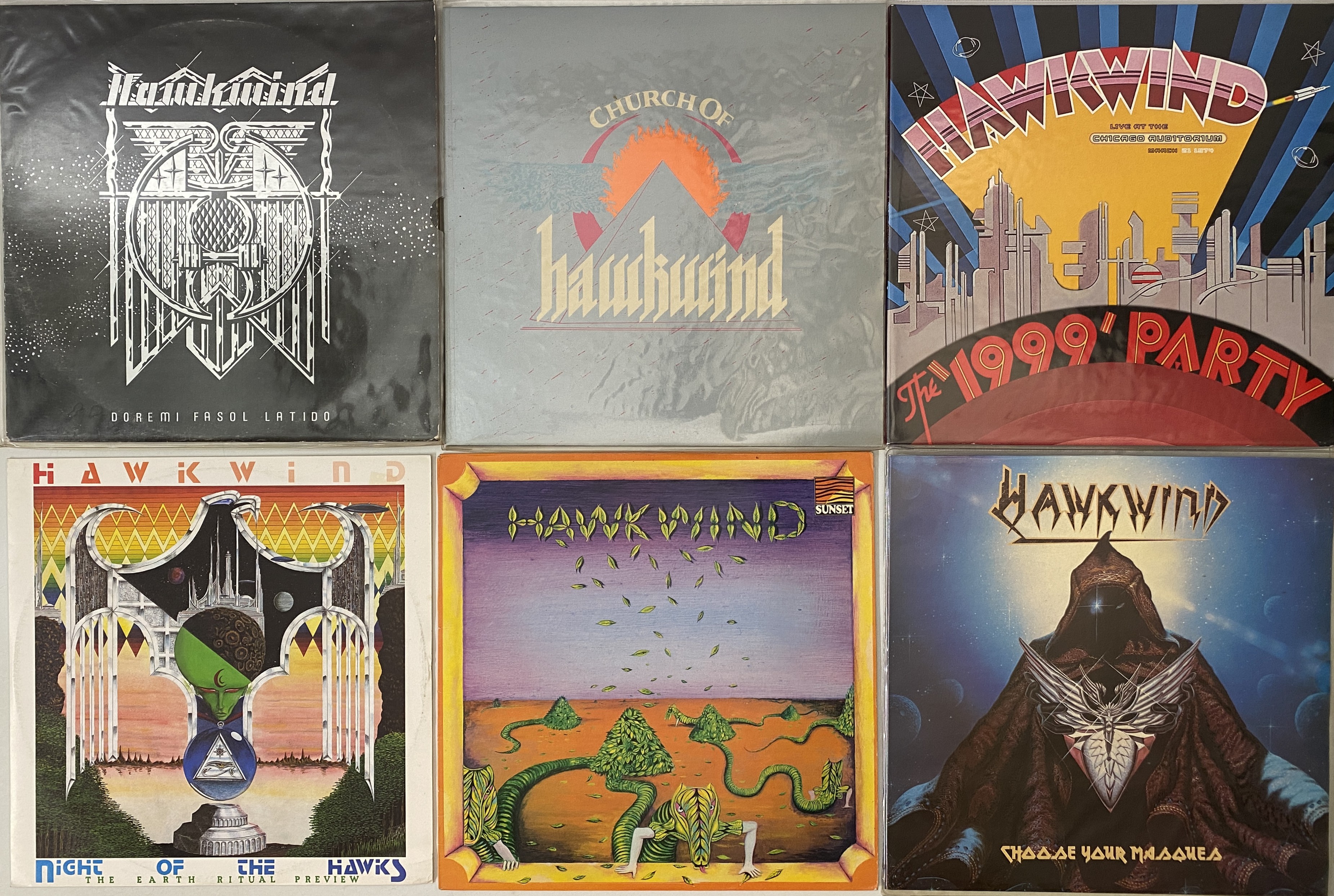 Lot 211 - HAWKWIND AND RELATED - LP COLLECTION