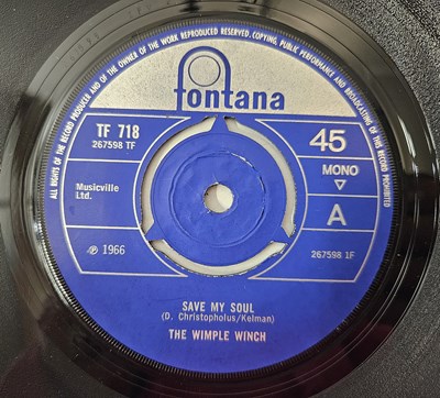 Lot 200 - THE WIMPLE WINCH - SAVE MY SOUL 7" (ORIGINAL UK COPY - FONTANA TF 718)