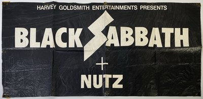 Lot 446 - BLACK SABBATH - ORIGINAL 1977 CONCERT POSTER.