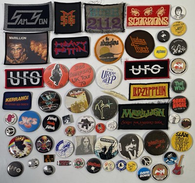 Lot 136 - ROCK / HARD ROCK / METAL - VINTAGE BADGES AND PATCHES.