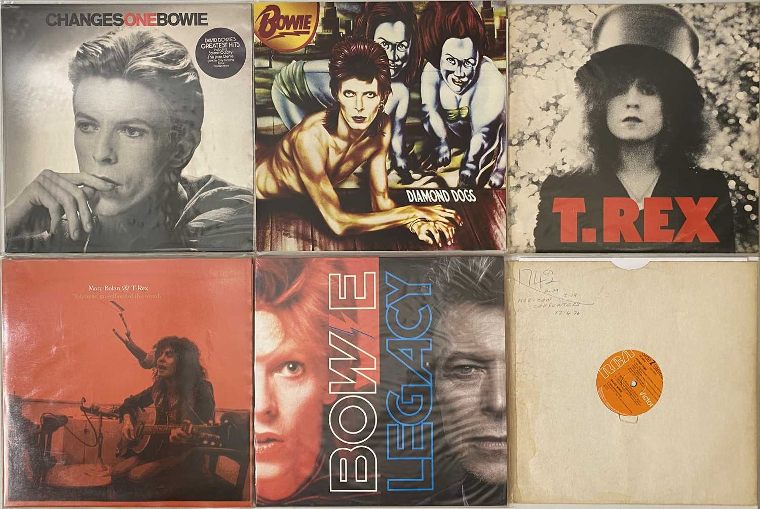 Lot 218 - DAVID BOWIE/ T REX/ SLADE - LP COLLECTION