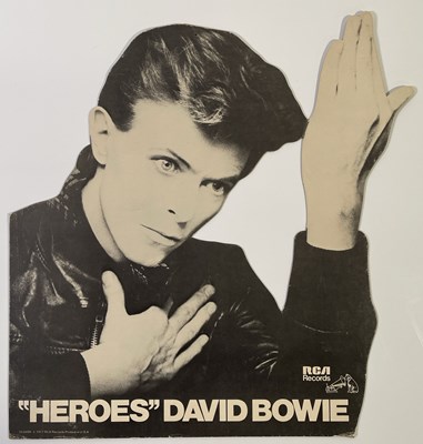 Lot 684 - DAVID BOWIE - ORIGINAL HEROES CARD SHOP DISPLAY.