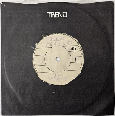 Lot 231 - BLACK SABBATH - TOMORROW'S DREAM 7" ACETATE