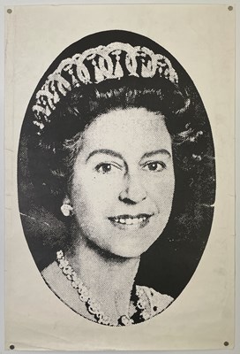 Lot 638 - THE SEX PISTOLS - AN ORIGINAL GOD SAVE THE QUEEN PROMOTIONAL BUS POSTER.