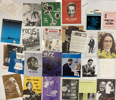 Lot 100 - JAZZ PROGRAMMES AND TICKETS - 1960S ONWARDS