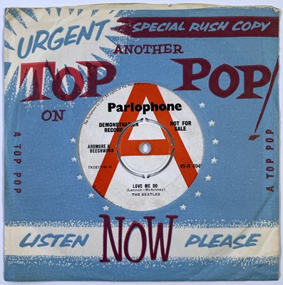 Lot 75 - THE BEATLES - LOVE ME DO 7" - ORIGINAL UK 'MCARTNEY' PROMO (PARLOPHONE 45-R 4949)