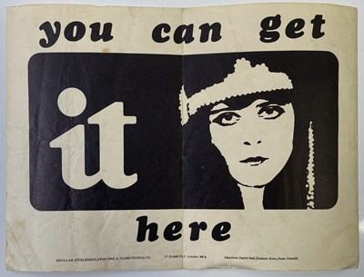 Lot 448 - INTERNATIONAL TIMES - ORIGINAL SHOP DISPLAY POSTER.