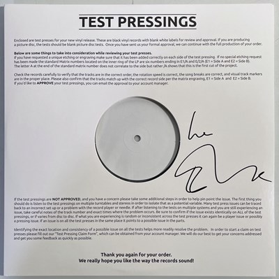 Lot 170 - ED SHEERAN - SIGNED WHITE LABEL TEST PRESSING OF PLAY.