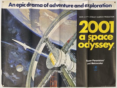Lot 225 - STANLEY KUBRICK - 2001: A SPACE ODYSSEY (1968) - ORIGINAL UK QUAD.