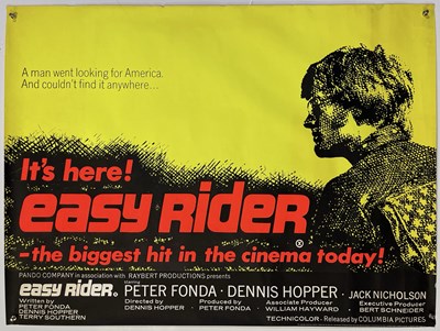 Lot 226 - EASY RIDER (1969) - ORIGINAL UK QUAD POSTER.