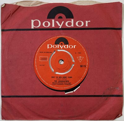 Lot 1 - THE LONGBOATMEN - TAKE HER ANY TIME C/W ONLY IN HER HOME TOWN 7" (ORIGINAL UK COPY - POLYDOR 56115)