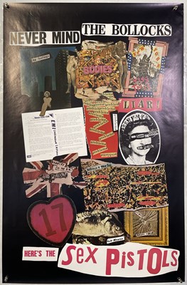 Lot 643 - SEX PISTOLS - UNFOLDED AND MINT NMTB INSERT POSTER.