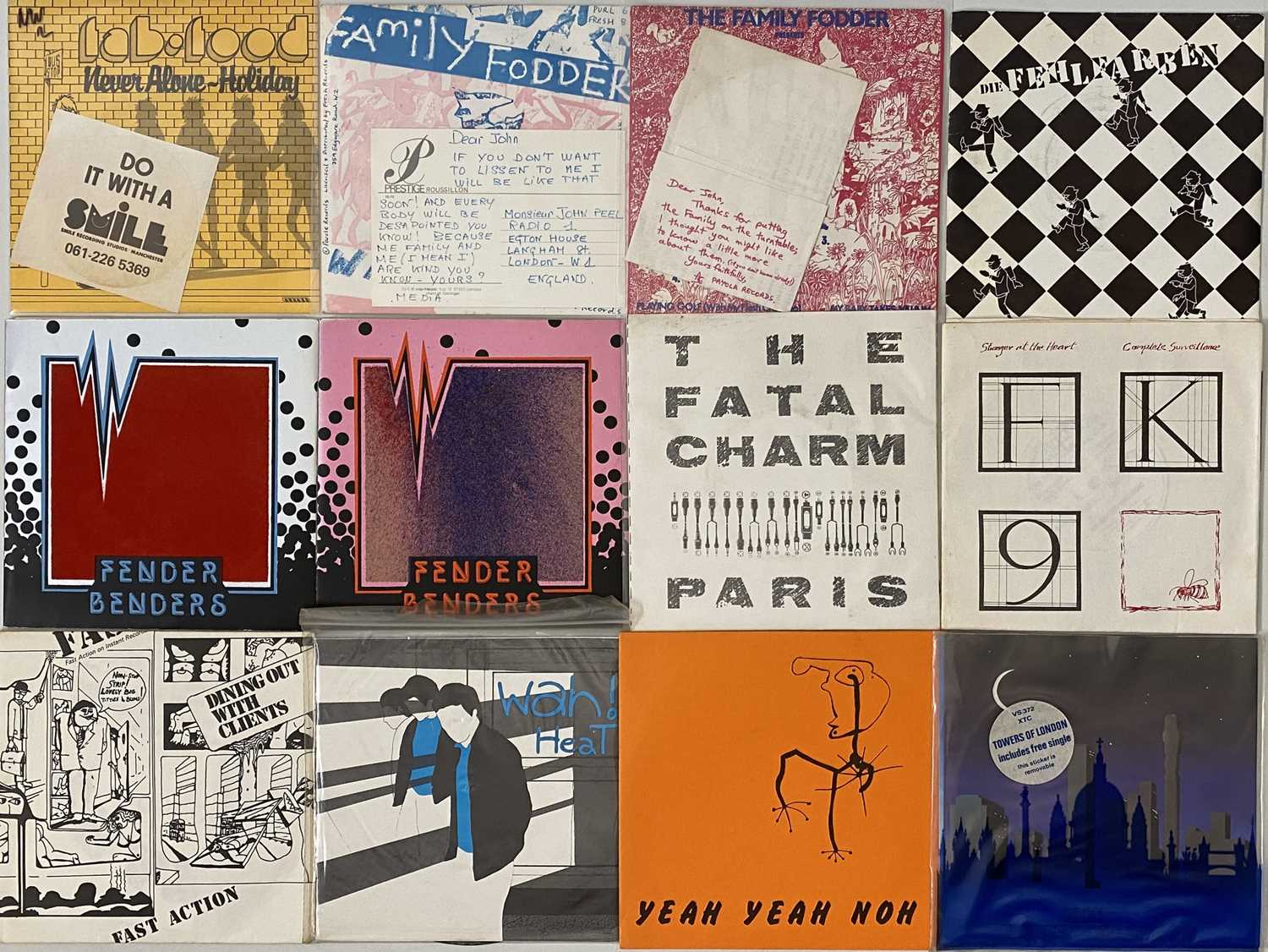 Lot 1 - PUNK/NEW WAVE/POWER POP - 7" COLLECTION