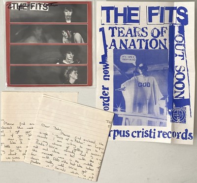 Lot 3 - PUNK/NEW WAVE/POWER POP - 7" (ALL WITH PROMOTIONAL MATERIAL INCLUDING LETTERS)