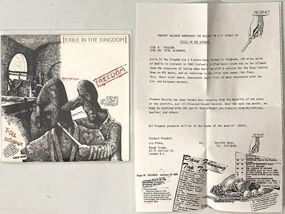 Lot 3 - PUNK/NEW WAVE/POWER POP - 7" (ALL WITH PROMOTIONAL MATERIAL INCLUDING LETTERS)