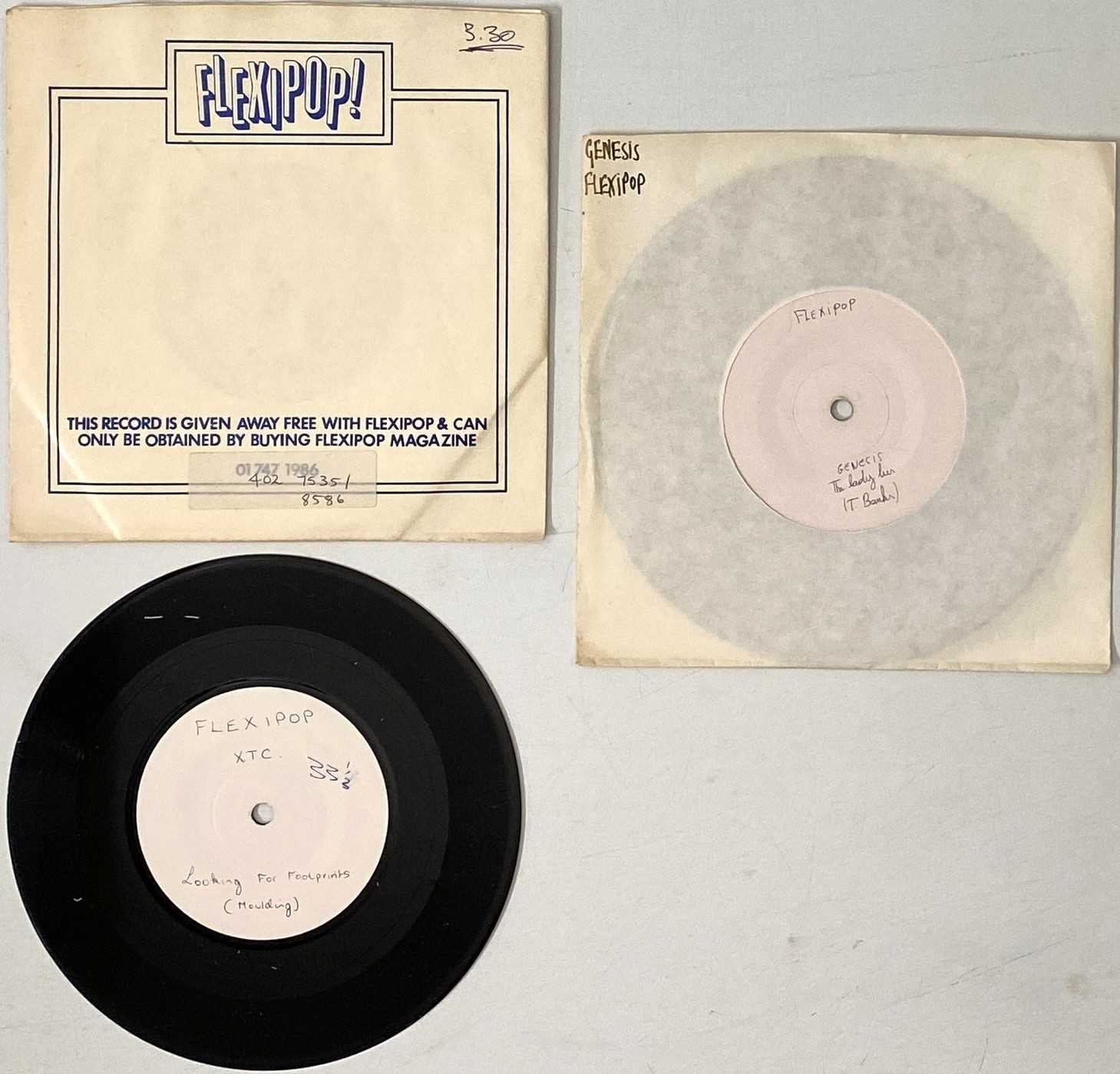 Lot 10 - XTC/GENESIS - FLEXIPOP 7" VINYL TEST PRESSINGS