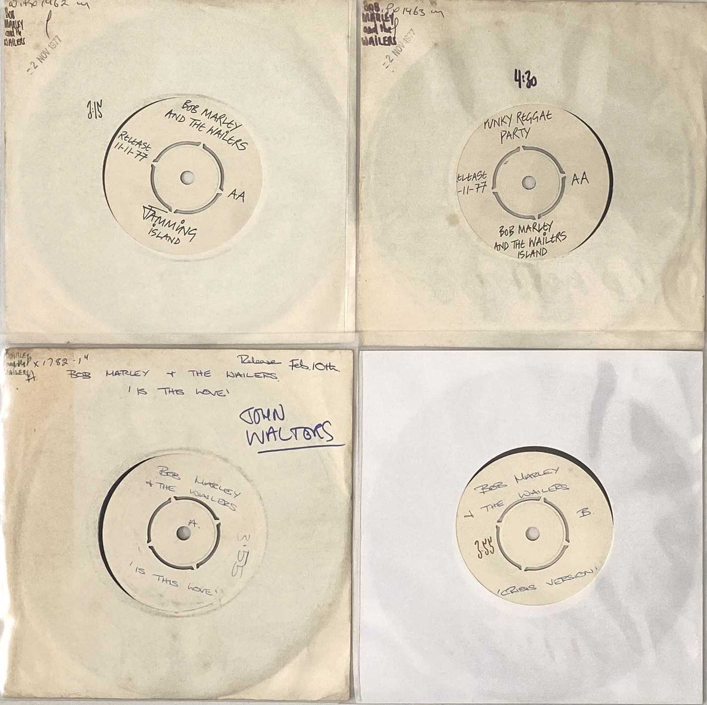 Lot 17 - BOB MARLEY & THE WAILERS - 7" COLLECTION (INCLUDING TEST PRESSINGS)