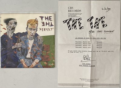 Lot 25 - THE THE/VIP'S - 7" COLLECTION (WITH TEST PRESSINGS/PROMO MATERIAL)
