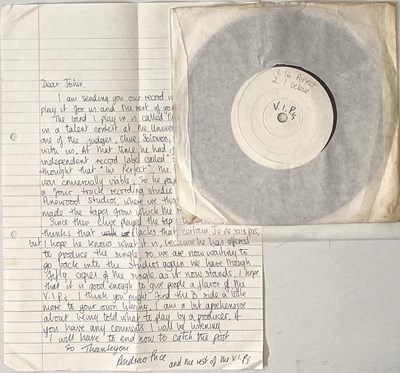 Lot 25 - THE THE/VIP'S - 7" COLLECTION (WITH TEST PRESSINGS/PROMO MATERIAL)