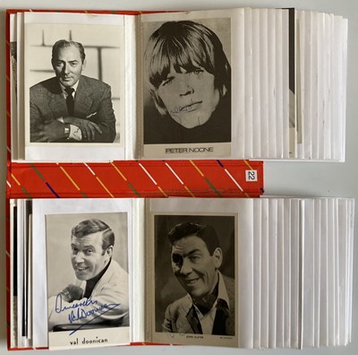 Lot 91 - AUTOGRAPHED POSTCARDS / PHOTOGRAPHS - 1960S STARS INC CARRY ON STARS.