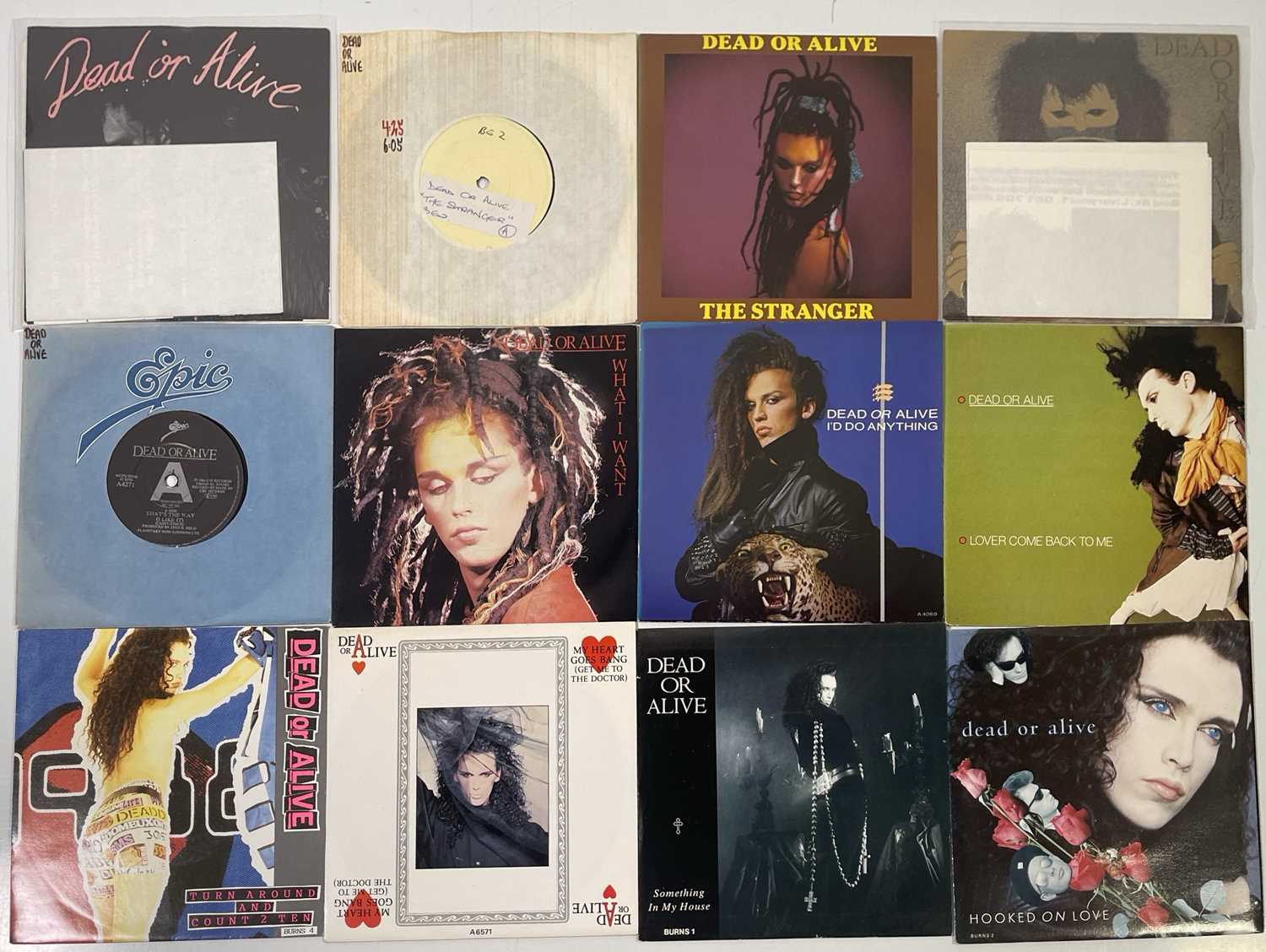 Lot 32 - DEAD OR ALIVE - 7" COLLECTION