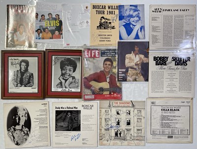 Lot 256 - ROCK AND POP AUTOGRAPHS INC ELTON JOHN.