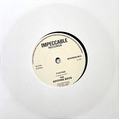 Lot 42 - THE SPITFIRE BOYS - FUNTIME 7" (ORIGINAL UK IMPECCABLE RECORDS RELEASE - WITH LETTER FROM/TO JOHN)