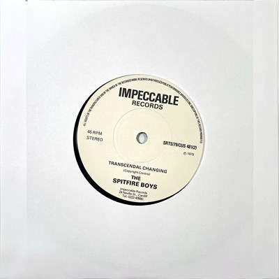 Lot 42 - THE SPITFIRE BOYS - FUNTIME 7" (ORIGINAL UK IMPECCABLE RECORDS RELEASE - WITH LETTER FROM/TO JOHN)