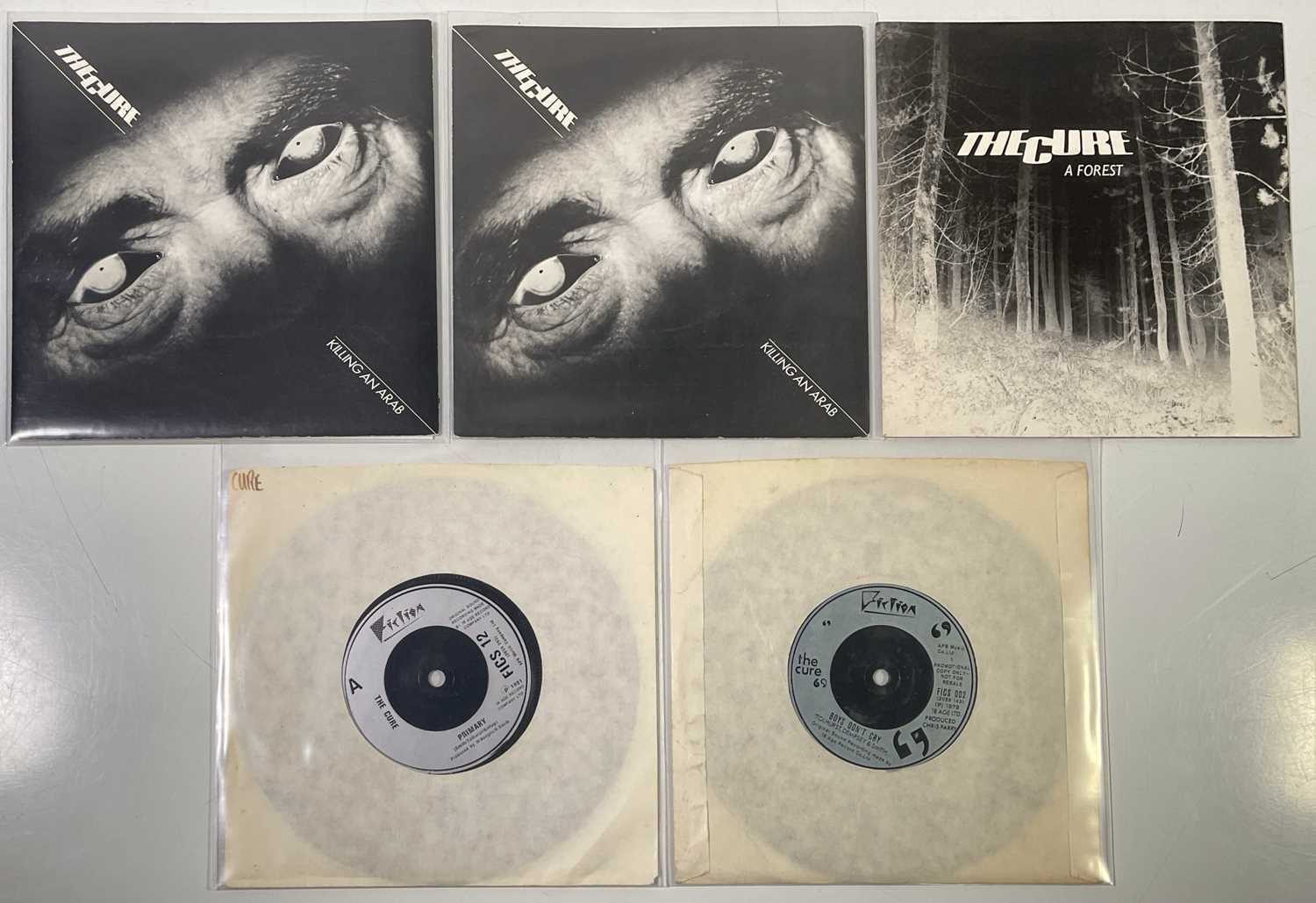 Lot 43 - THE CURE - 7" COLLECTION (EARLY RELEASES INCLUDING PROMOS)