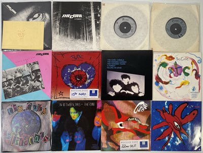 Lot 44 - THE CURE - 7" COLLECTION (WITH EARLY RELEASES INCLUDING PROMOS)
