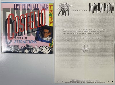 Lot 45 - ELVIS COSTELLO - 7" COLLECTION
