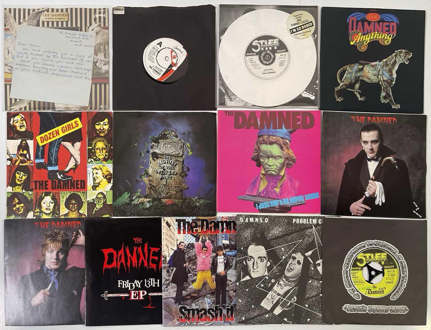 Lot 46 - THE DAMNED - 7" COLLECTION